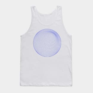 bubble grid Tank Top